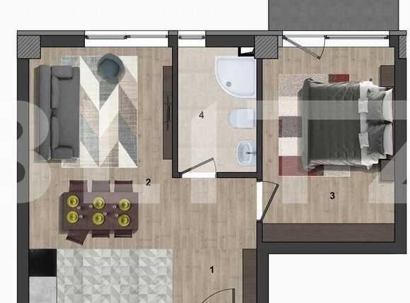 Apartament de vânzare 2 camere Europa - 52447AV | BLITZ Cluj-Napoca | Poza1