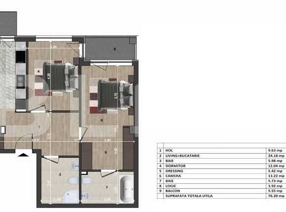 Apartament de vânzare 3 camere Europa - 52449AV | BLITZ Cluj-Napoca | Poza1