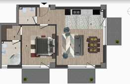 Apartament 2 camere, 54 mp, etaj intermediar, orientare SUDICA, cartier Europa!