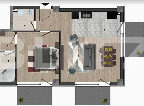 Apartament de vânzare 2 camere Europa - 52451AV | BLITZ Cluj-Napoca | Poza5