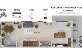 Casa tip duplex de vanzare in Andrei Muresanu cu panorama deosebita!