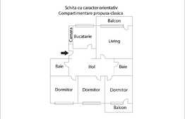 Apartament 4 camere, decomandat, 94 mp, etaj intermediar, zona strazii Paris