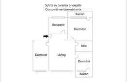 Apartament 4 camere, decomandat, 94 mp, etaj intermediar, zona strazii Paris