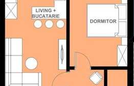 Vanzare apartament 2 camere, 43.48 mp utili, Apahida