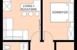 Vanzare apartament 2 camere, 44.35 mp utili, Apahida