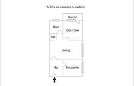 Apartament 2 camere, etaj intermediar, zona Calea Floresti