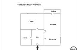 Vanzare apartament 2 camere, 52 mp, decomandat, zona Florilor!