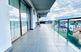Apartament cu 3 camere, 77 mp, mobilat modern, terasa, 2 parcari, zona Bonjour Residence