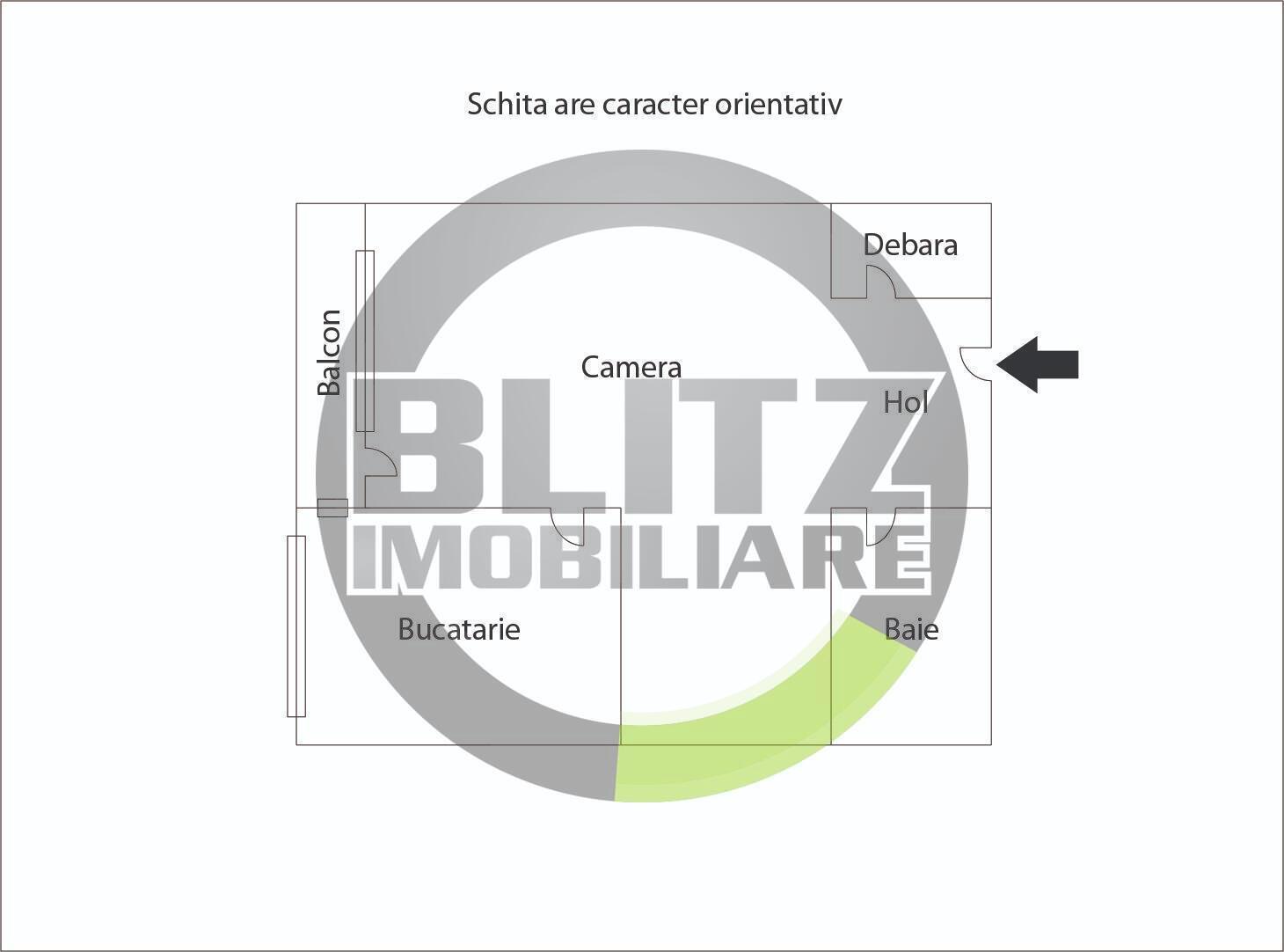 Garsonieră de vânzare Gheorgheni - 52649AV | BLITZ Cluj-Napoca | Poza1