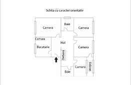 Apartament 4 camere, 75 mp, finisat, boxa, zona Spitalul de Recuperare 