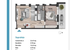 Proprietate in ansamblu rezidential de top, 2 camere, terasa cu panorama si parcare interioara!