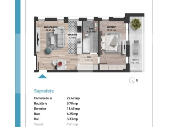 Apartament de vânzare 2 camere Zorilor - 52976AV | BLITZ Cluj-Napoca | Poza1