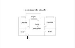 Apartament 3 camere, 74 mp, CF, imobil nou, zona Vivo!