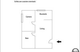 De vanzare 2 camere, 55 mp finisat si mobilat modern, la 10 minute de Gara