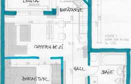 Apartament 2 camere, 40 mp, incinta Platinia, zona Dorobanti