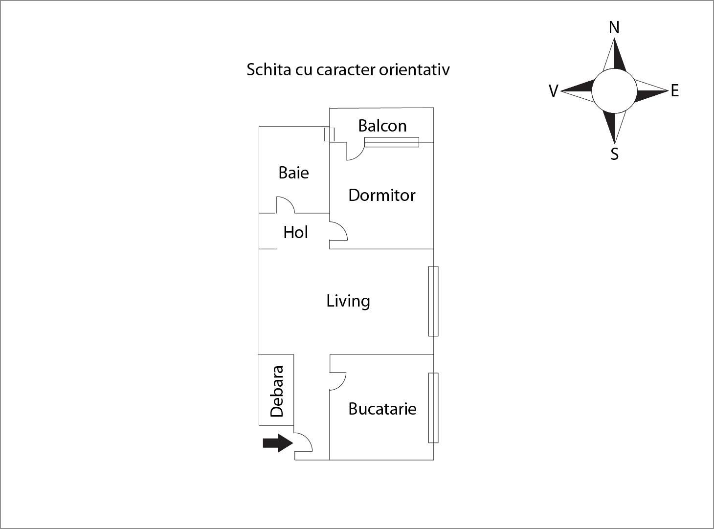 Apartament de vânzare 2 camere Semicentral - 53156AV | BLITZ Cluj-Napoca | Poza1