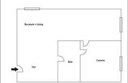 Vanzare 2 camere, 50 mp, imobil nou, finisat