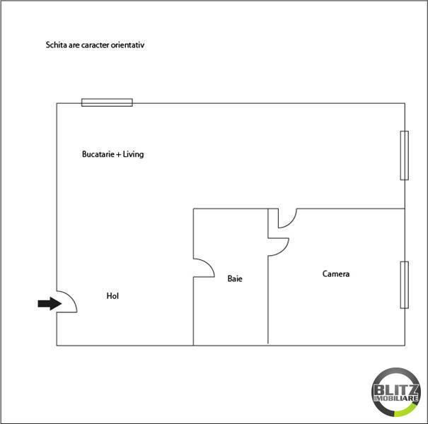 Apartament de vânzare 2 camere Bună Ziua - 532AV | BLITZ Cluj-Napoca | Poza1