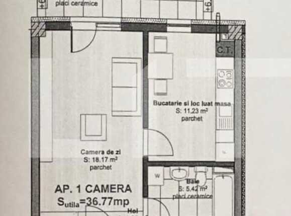 Garsonieră de vânzare Floreşti - 53202AV | BLITZ Cluj-Napoca | Poza1