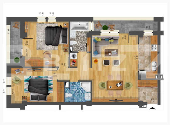 Apartament de vânzare 3 camere Floreşti - 53286AV | BLITZ Cluj-Napoca | Poza2