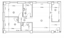 EXCLUSIVITATE ! Apartament 3 camere, CF, semifinisat! Zona strazii Stejarului!