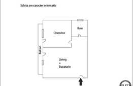 Apartament 2 camere, 50 mp,11 mp balcon,zona pietei agro-alimentare