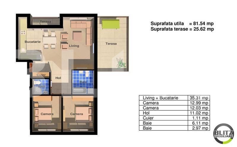 Apartament de vânzare 3 camere Zorilor - 5361AV | BLITZ Cluj-Napoca | Poza7