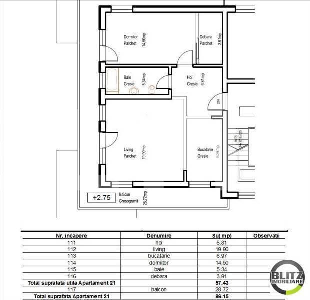 Apartament de vânzare 2 camere Floreşti - 5364AV | BLITZ Cluj-Napoca | Poza8