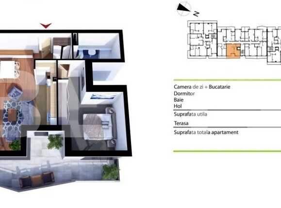 Apartament de vânzare 2 camere Gheorgheni - 53783AV | BLITZ Cluj-Napoca | Poza21