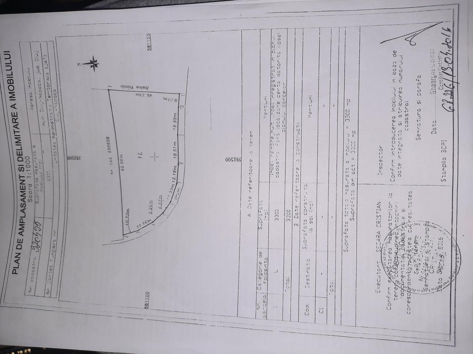 Teren de vânzare Feleacu - 53800TV | BLITZ Cluj-Napoca | Poza1