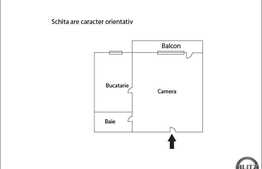 Apartament cu 1 camera, 38 mp, decomandat, zona Terra, finisaje noi!