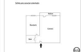 De vanzare apartament semifinisat, 1 camera, 38.14 mp, zona Tautiului!