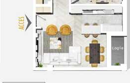  2 camere, 57.80 mp, zona Leroy Merlin, optional parcare!!