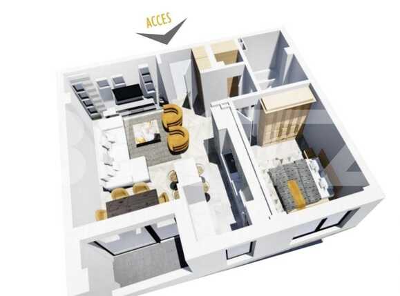 Apartament de vânzare 2 camere Marasti - 53923AV | BLITZ Cluj-Napoca | Poza1