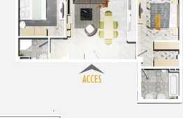 3 camere, 67.65 mp, logie 15.24 mp, semifinisat, zona Leroy Merlin!