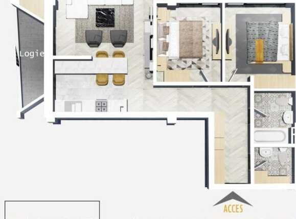 Apartament de vânzare 3 camere Marasti - 53941AV | BLITZ Cluj-Napoca | Poza1