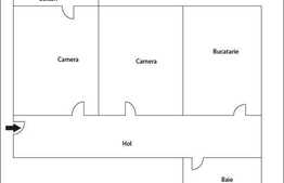 De vanzare 2 camere, 57 mp utili, imobil NOU, posibilitate PRIMA CASA