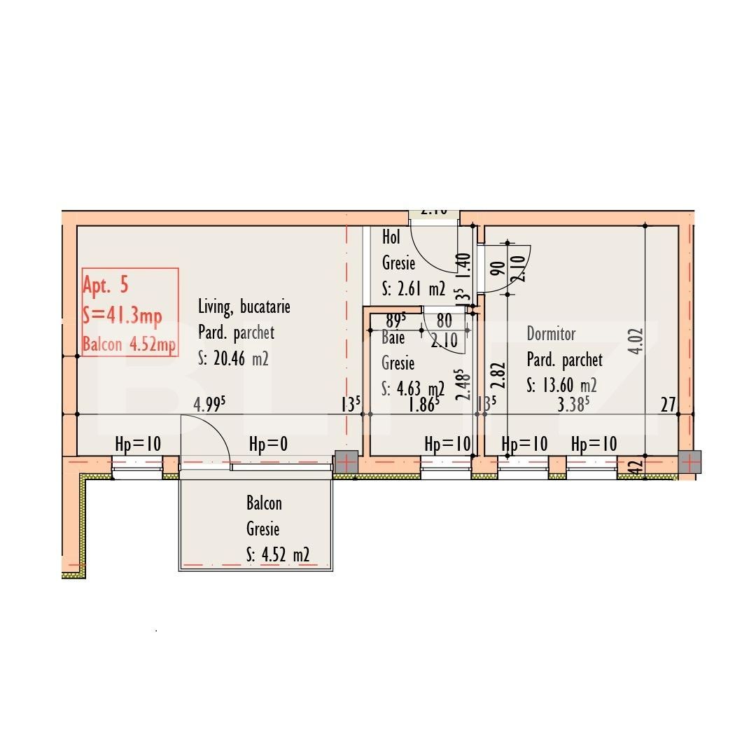 Apartament de vânzare 2 camere Semicentral - 54037AV | BLITZ Cluj-Napoca | Poza2