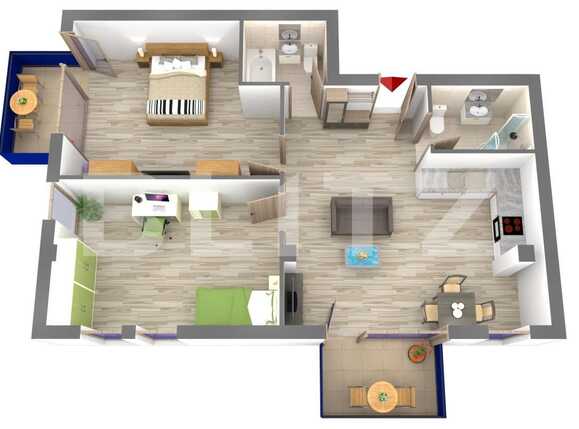 Apartament de vânzare 3 camere Semicentral - 54049AV | BLITZ Cluj-Napoca | Poza1
