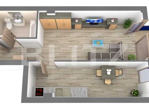 Garsonieră de vânzare Semicentral - 54050AV | BLITZ Cluj-Napoca | Poza1
