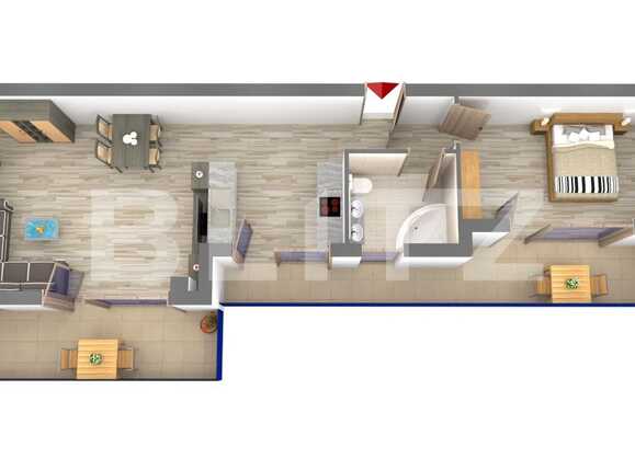 Apartament de vânzare 2 camere Semicentral - 54053AV | BLITZ Cluj-Napoca | Poza1