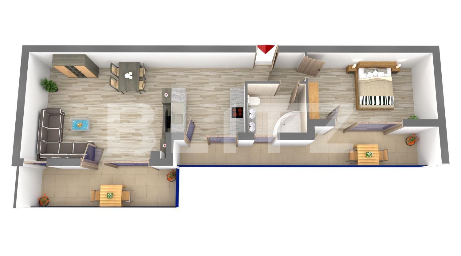 Apartament de vânzare 2 camere Semicentral - 54053AV | BLITZ Cluj-Napoca | Poza1