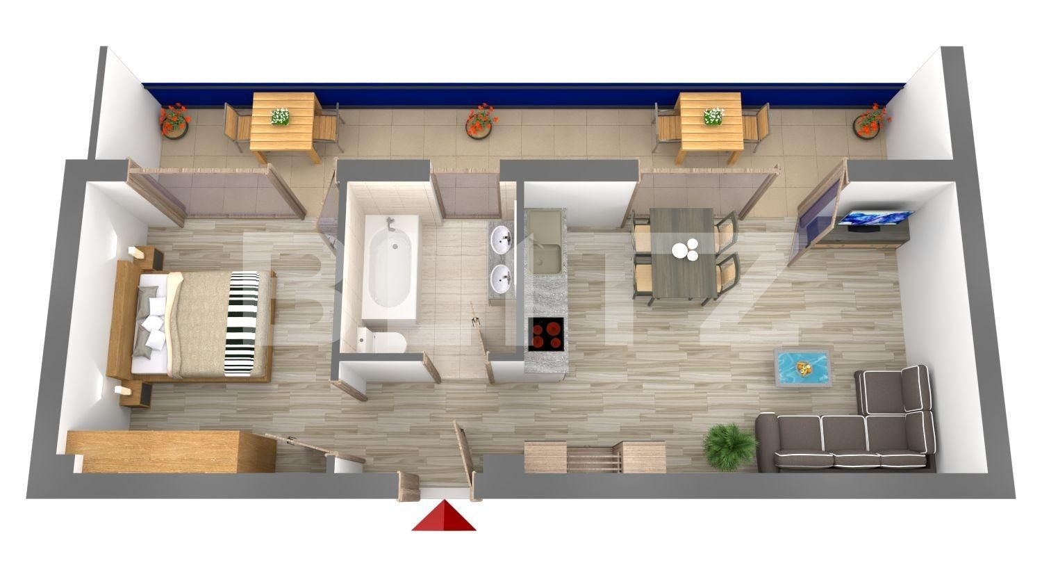 Apartament de vânzare 2 camere Semicentral - 54054AV | BLITZ Cluj-Napoca | Poza1