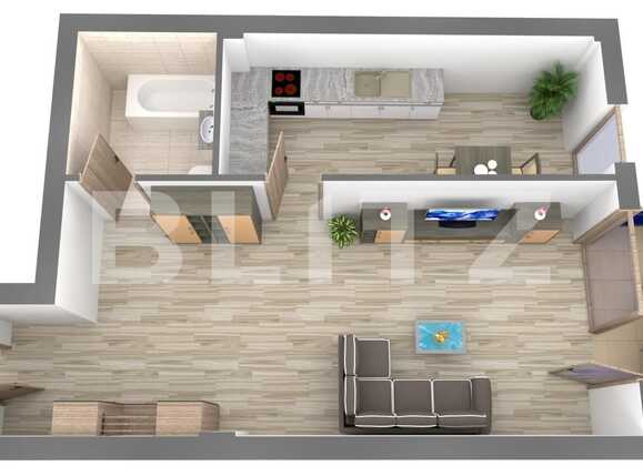 Garsonieră de vânzare Semicentral - 54062AV | BLITZ Cluj-Napoca | Poza1