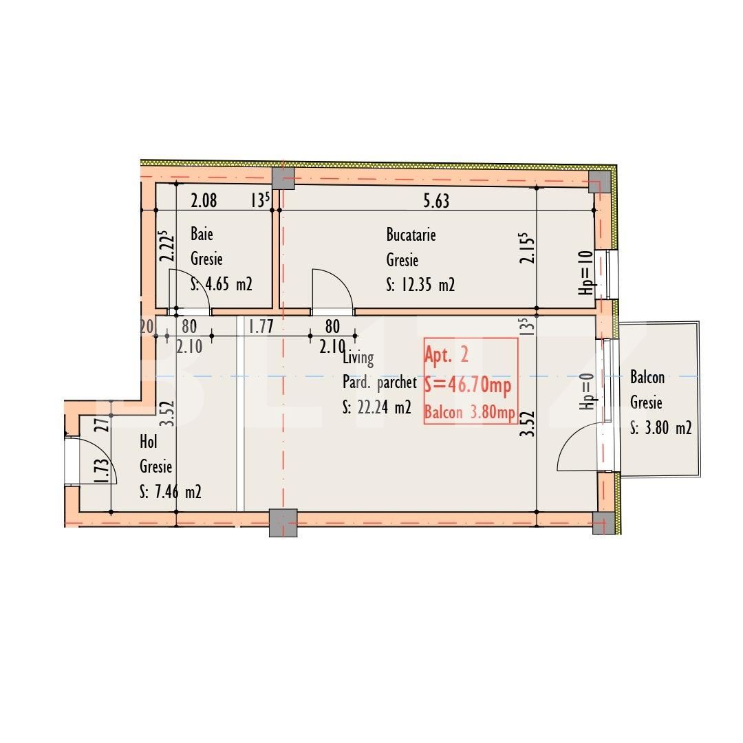 Garsonieră de vânzare Semicentral - 54062AV | BLITZ Cluj-Napoca | Poza6