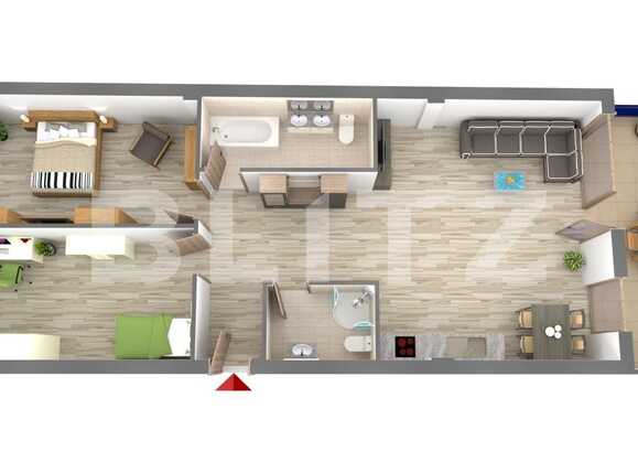 Apartament de vânzare 3 camere Semicentral - 54064AV | BLITZ Cluj-Napoca | Poza2