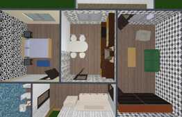 Apartament de vanzare, in ansamblu rezidential privat, la 15 minute de Cluj-Napoca