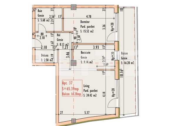 Apartament de vânzare 2 camere Semicentral - 54067AV | BLITZ Cluj-Napoca | Poza1