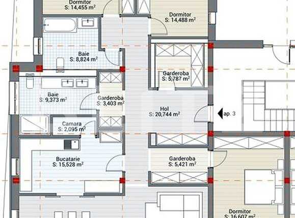 Apartament de vânzare 4 camere Borhanci - 54132AV | BLITZ Cluj-Napoca | Poza1