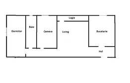 Apartament 3 camere, 63 mp, balcon, zona Primaverii